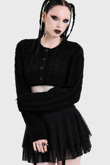 Skultra Cropped Cardigan