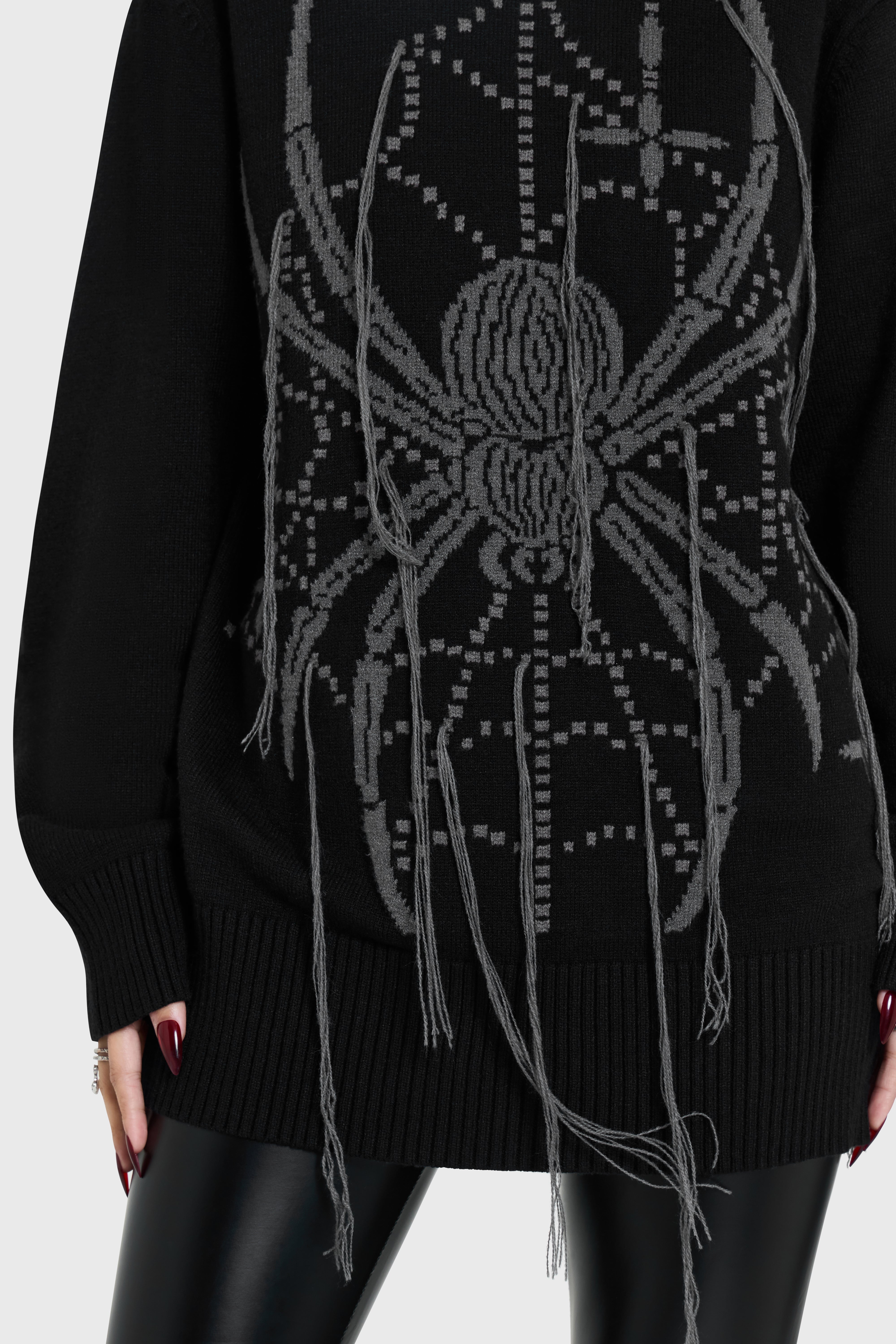Spiderella Knitted Sweater