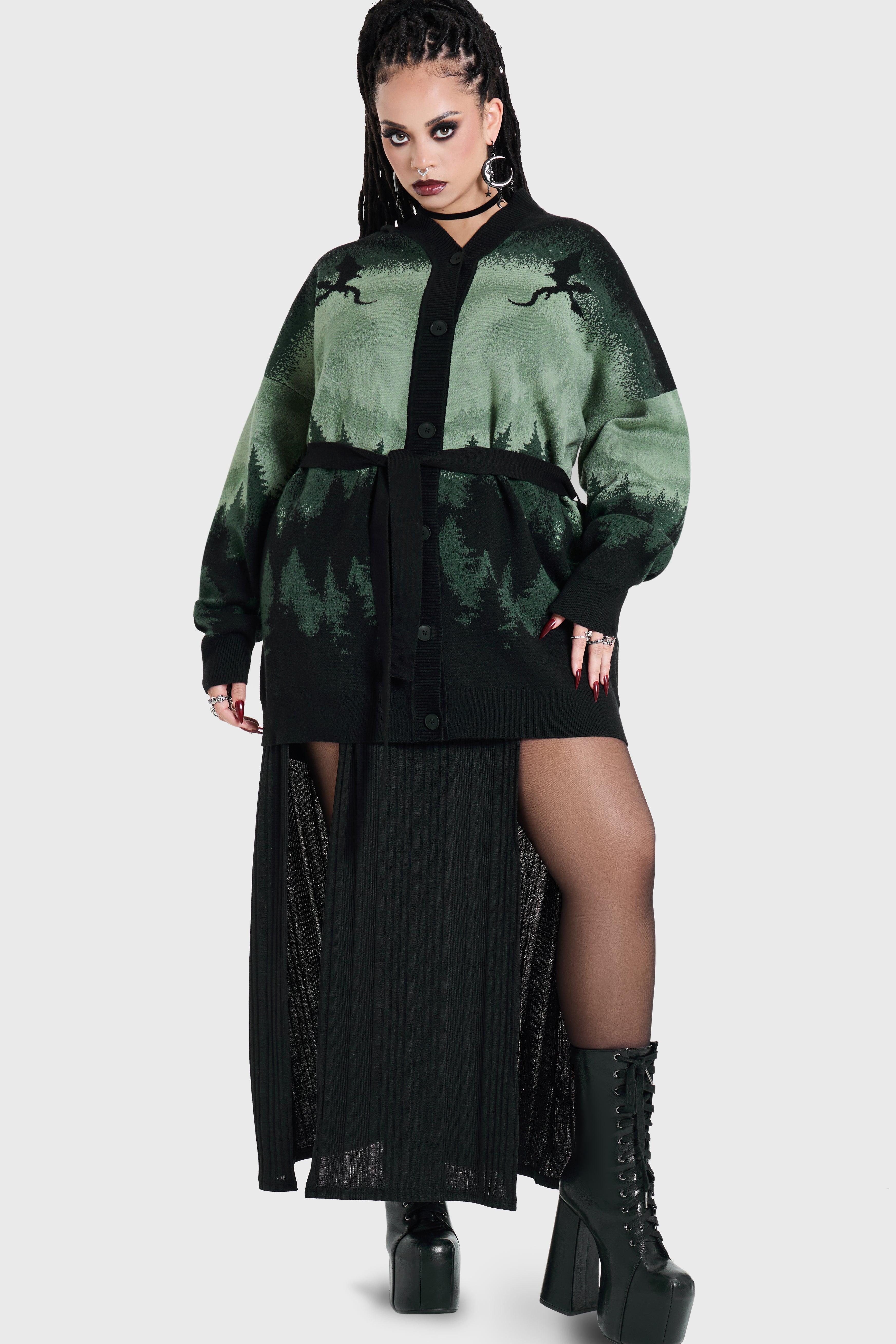 Stellar Night Knitted Cardigan