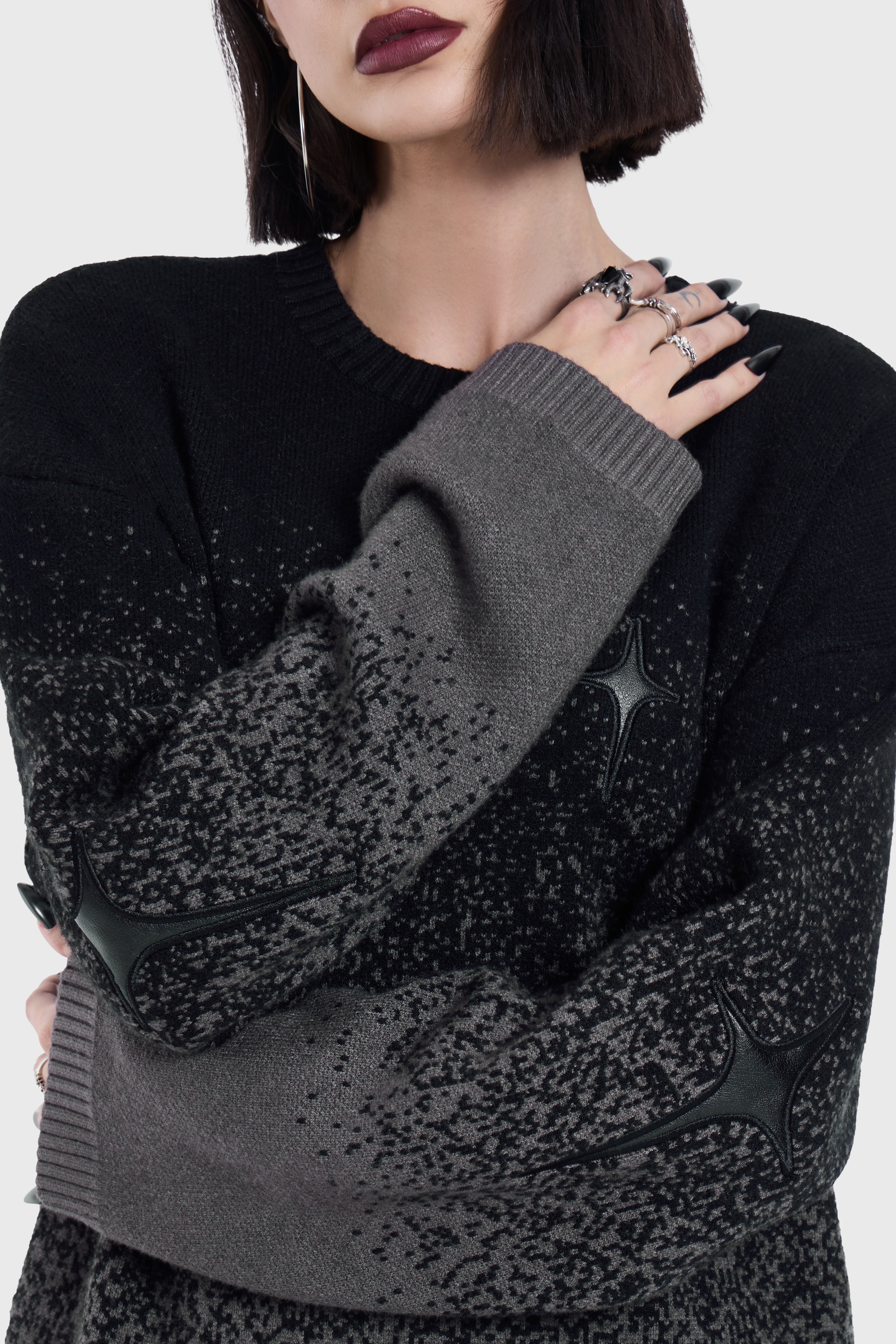 Still Hungry Gradient Knit Sweater