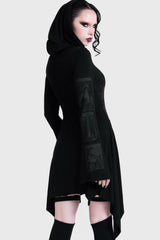SYNTHETIC LOVE HOOD DRESS