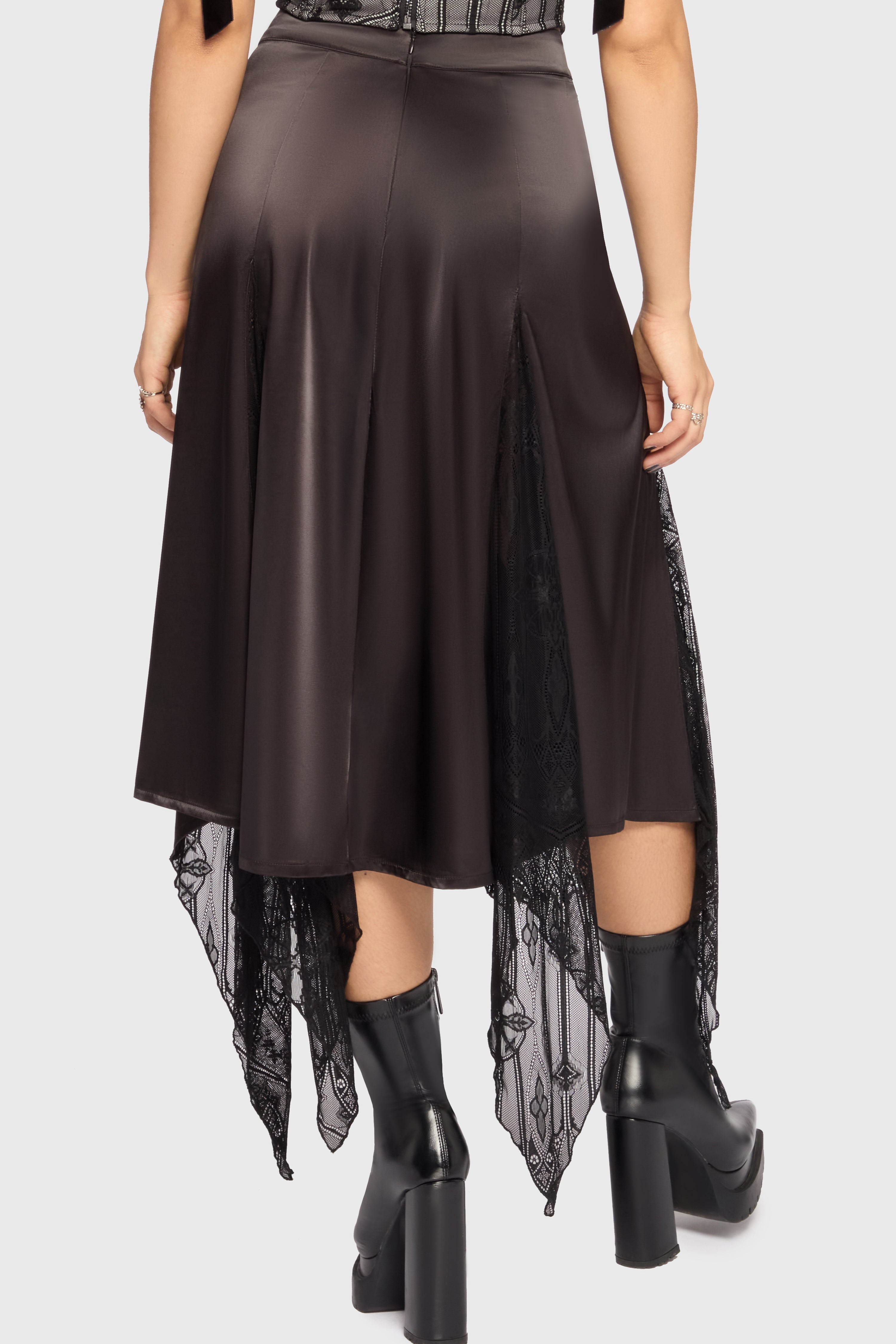 Spectral Serenity Midi Skirt