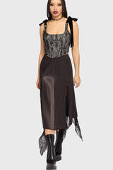 Spectral Serenity Midi Skirt