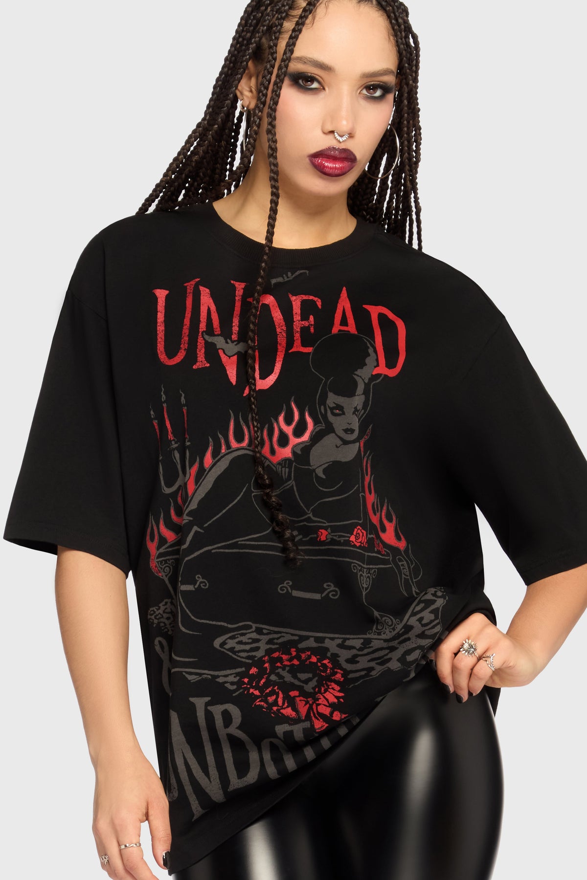 Undead & Unbothered Boxy T Shirt