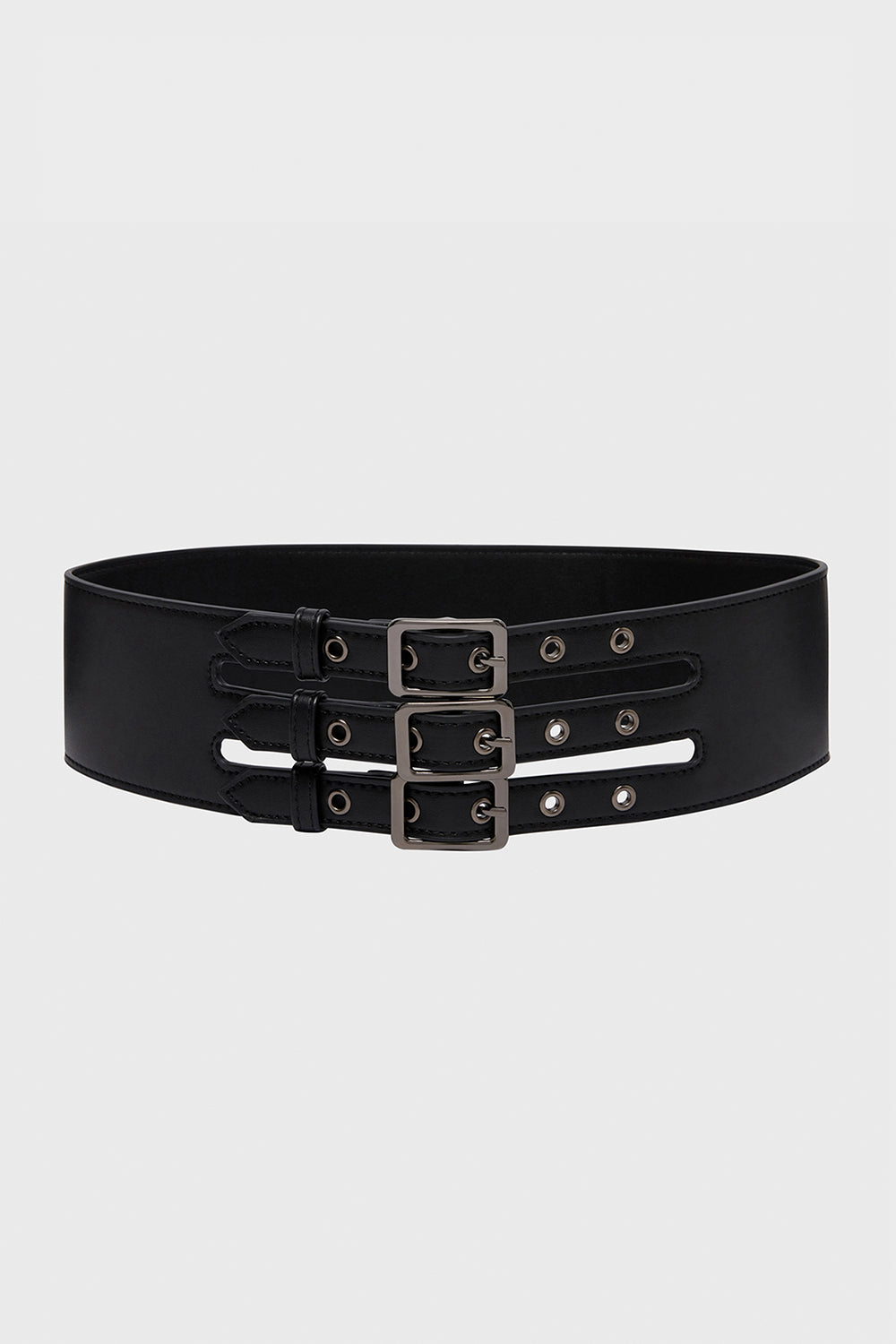 Venomous Rose Triple Buckle Belt
