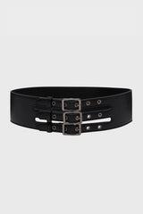 Venomous Rose Triple Buckle Belt