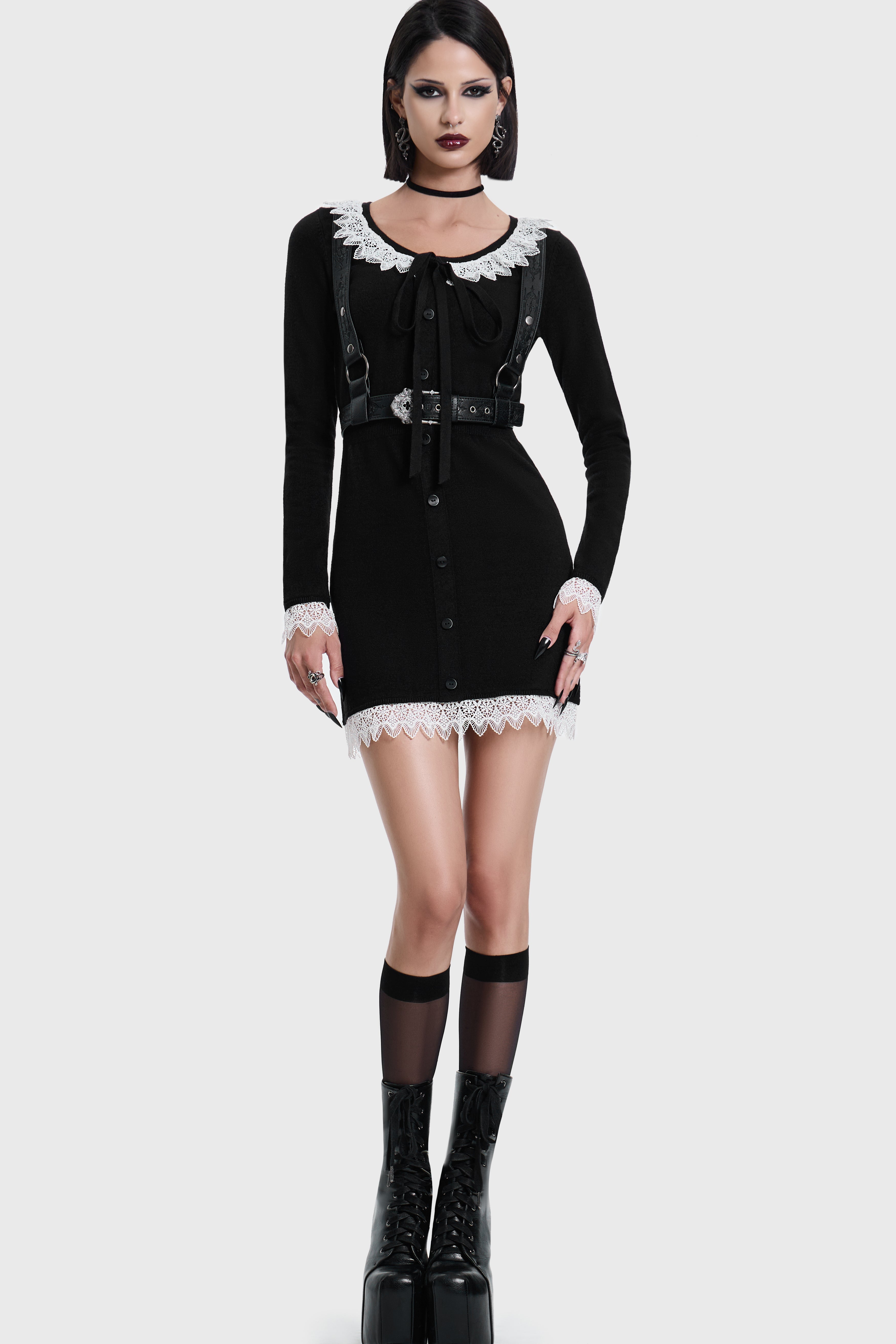 Victoria's Wrath Knitted Mini Dress