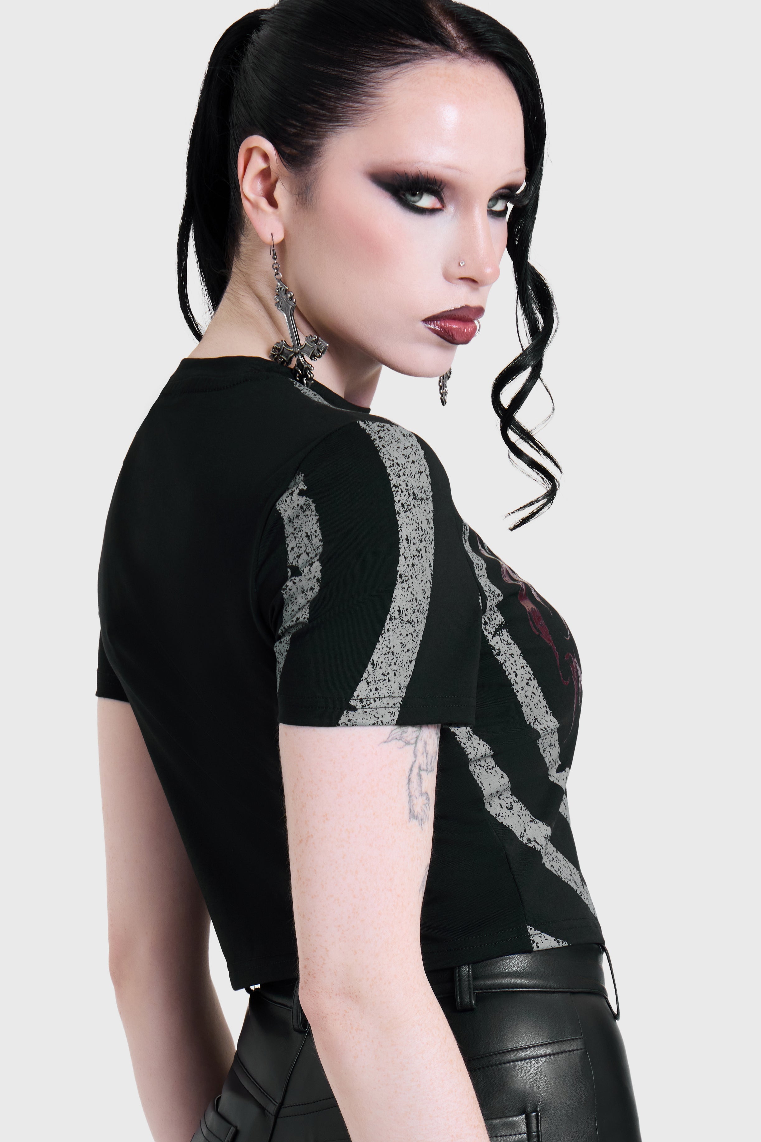 VOICES SPIRAL CROP TOP