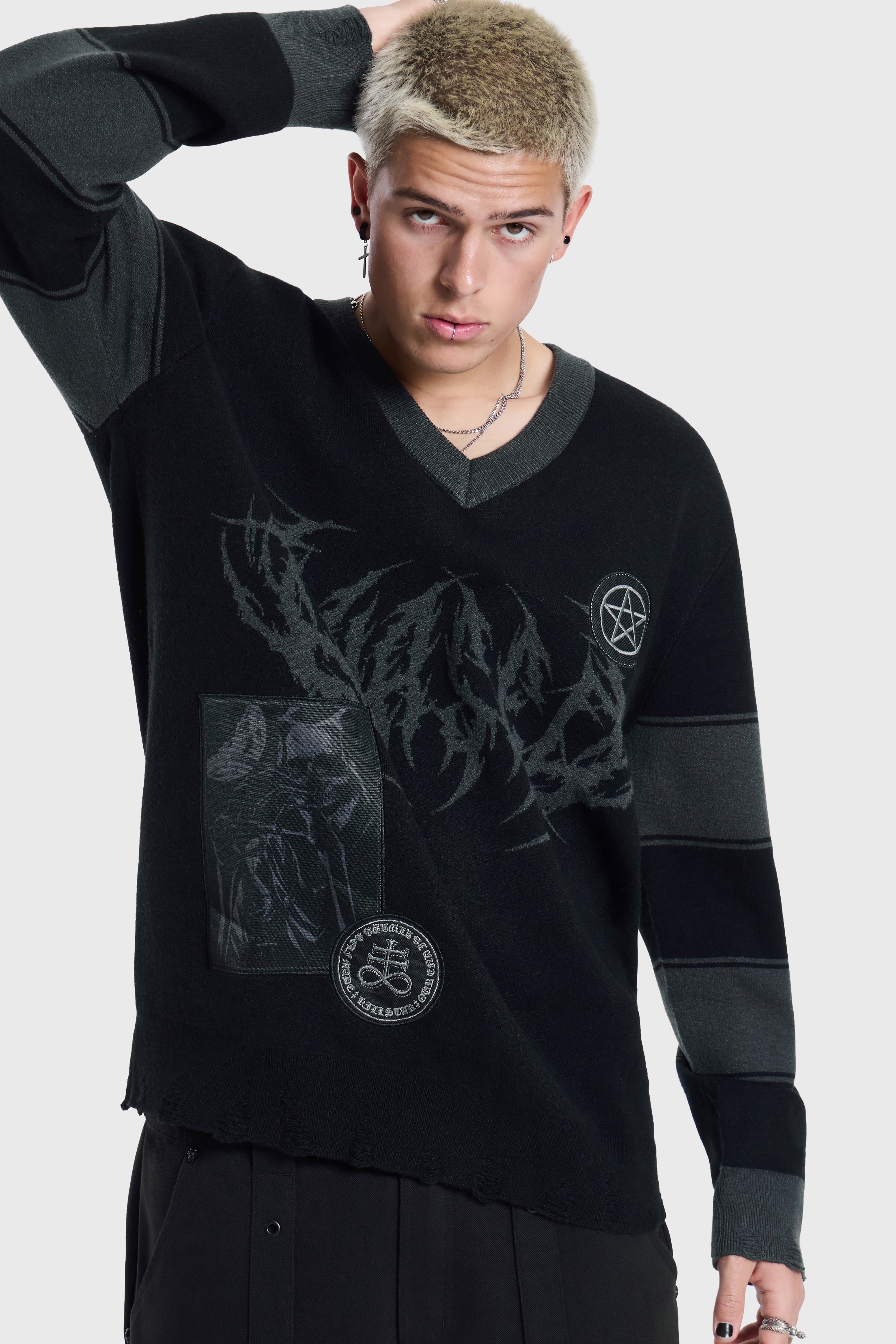 We're Out Of Time Knit Sweater