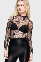 Webs Grasp Long Sleeve Top